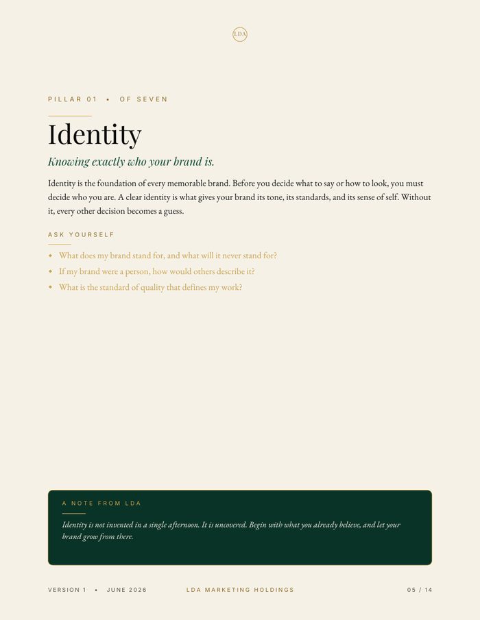 Brand Clarity Checklist preview page 5